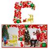 Weihnachtsballon Girlande Bogen Set Metallic Gold Grün Rot Weiß Weihnachtsballons Dekorationen für Neujahr