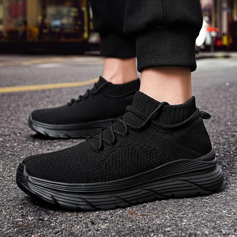 Men Casual Sneakers Lace-up Gym Vulcanized Shoes White Male Footwear Fashion Breathable Walking Mesh Flat Shoes Trainers Hombres