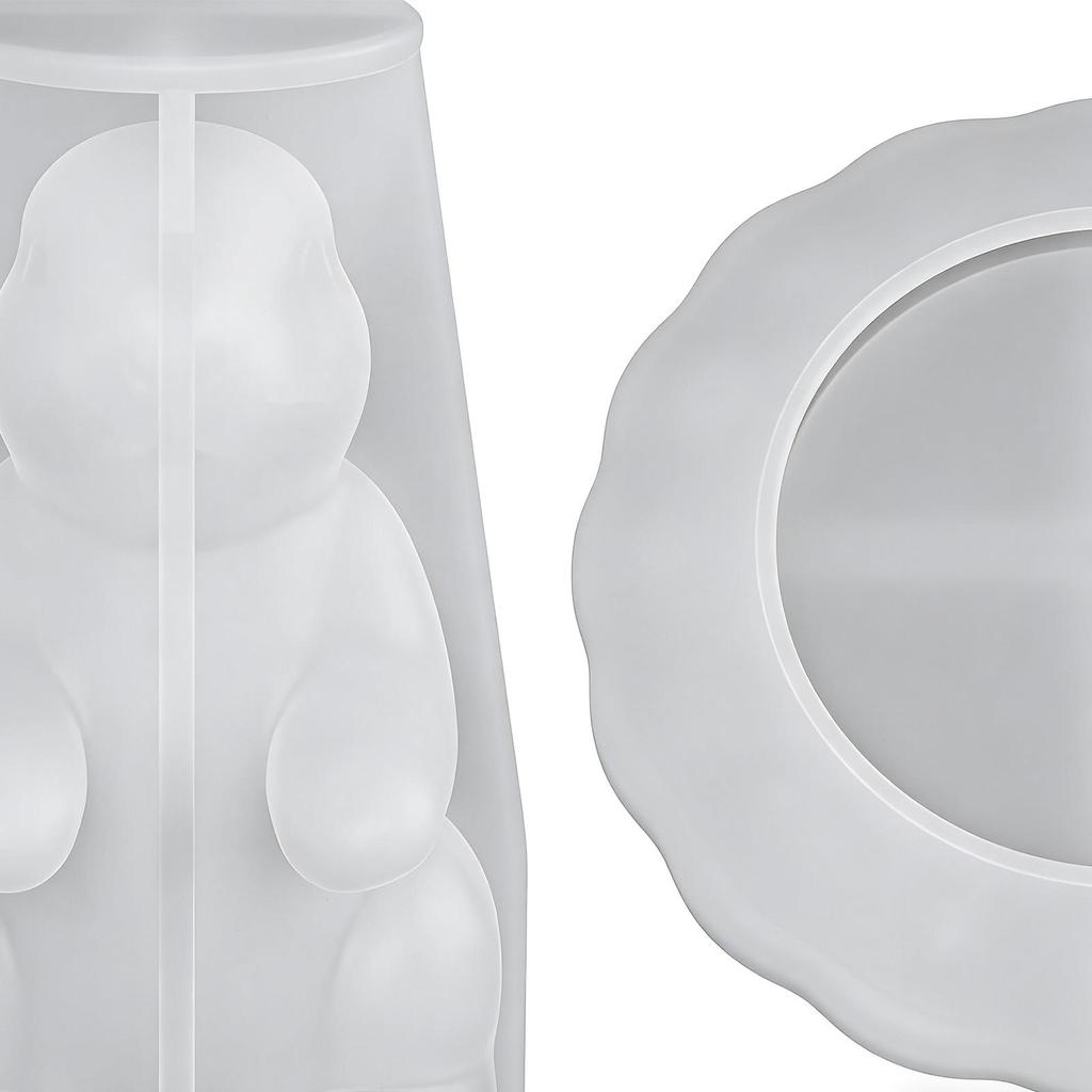 Oster Tablett Silikonformen 3D Niedliche Silikon Heimdeko Osterhase Form Für Thanksgiving Feiertage Party Büros Haus Raum Schreibtisch