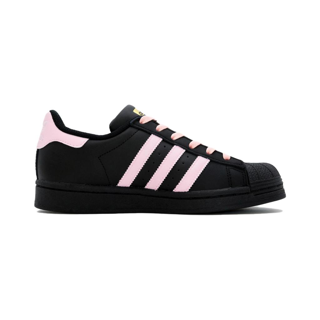 Adidas Originals SUPERSTAR Versatile, Trendy, Premium Aesthetic Low top Skateboard Shoes Unisex Black Pink JH9977(Team1785-)