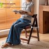 ZISIZ Multi-functional Solid Wood Folding Chair