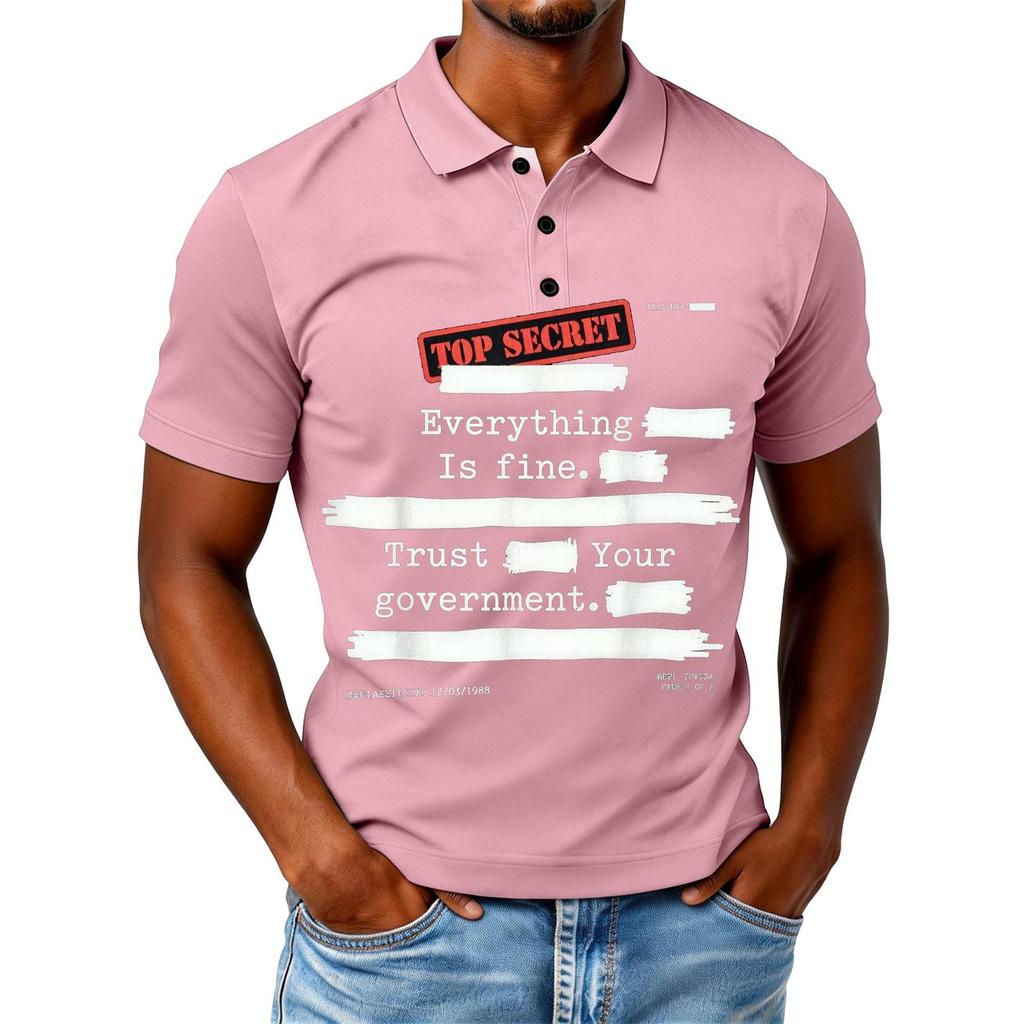 Everything Is Fine Trust Your Government Funny Humor Quote T-Shirt