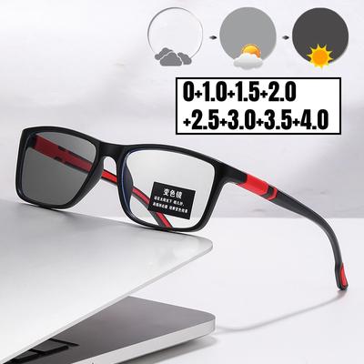 Modische bifokale photochrome Brille für den Außenbereich, Farbwechsel, für die Nähe und Ferne, trendige neue, stylische Lesebrille für Männer und Frauen
