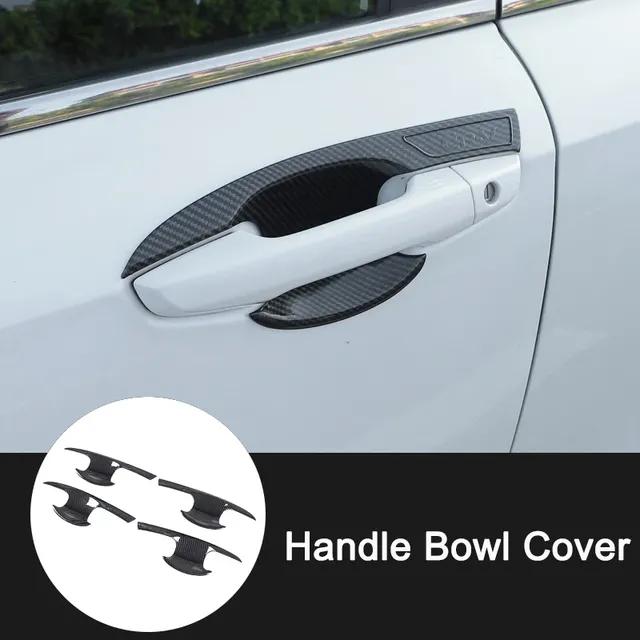 For Honda CRV 5th Accessories 2017 2018     Car ABS Carbon  Gate Door Handle Covers Trim Stickers Accessories