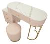 Bed Desk Sharon Pink With Stool Cm 120X40X75 (Stool Size Ø36X39)
