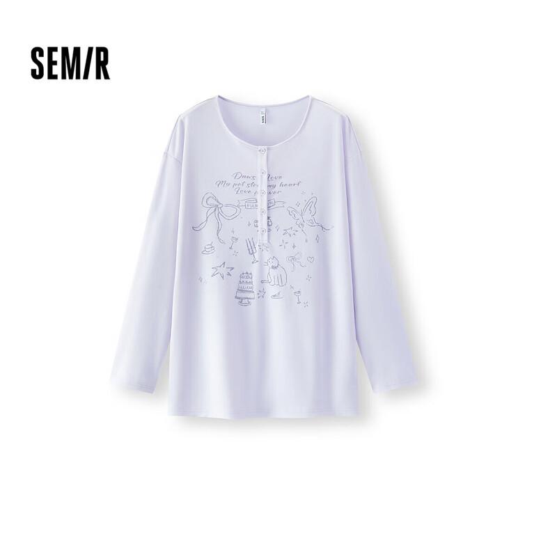 Semir Women's Oversized Long-Sleeve Graphic T-Shirt