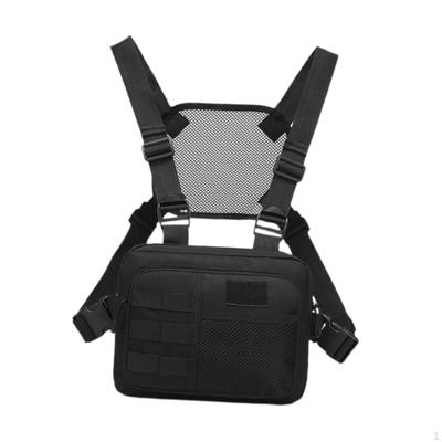 Carry Pouch Wear Resistant with Adjustable Straps Fashion Practical Vest Bag