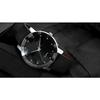 Women Men Couples Simple Casual Diamond Leather Belt Quartz Wrist Watch