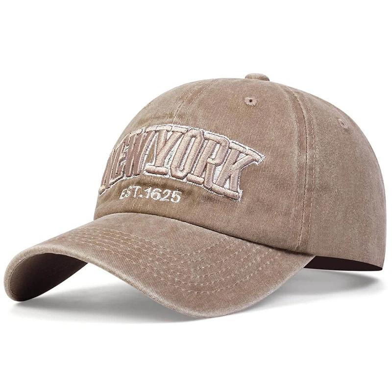 Unisex New York Embroidery Baseball Caps Spring And Autumn Outdoor Adjustable Casual Hats Sunscreen Hat Sports Golf Cap