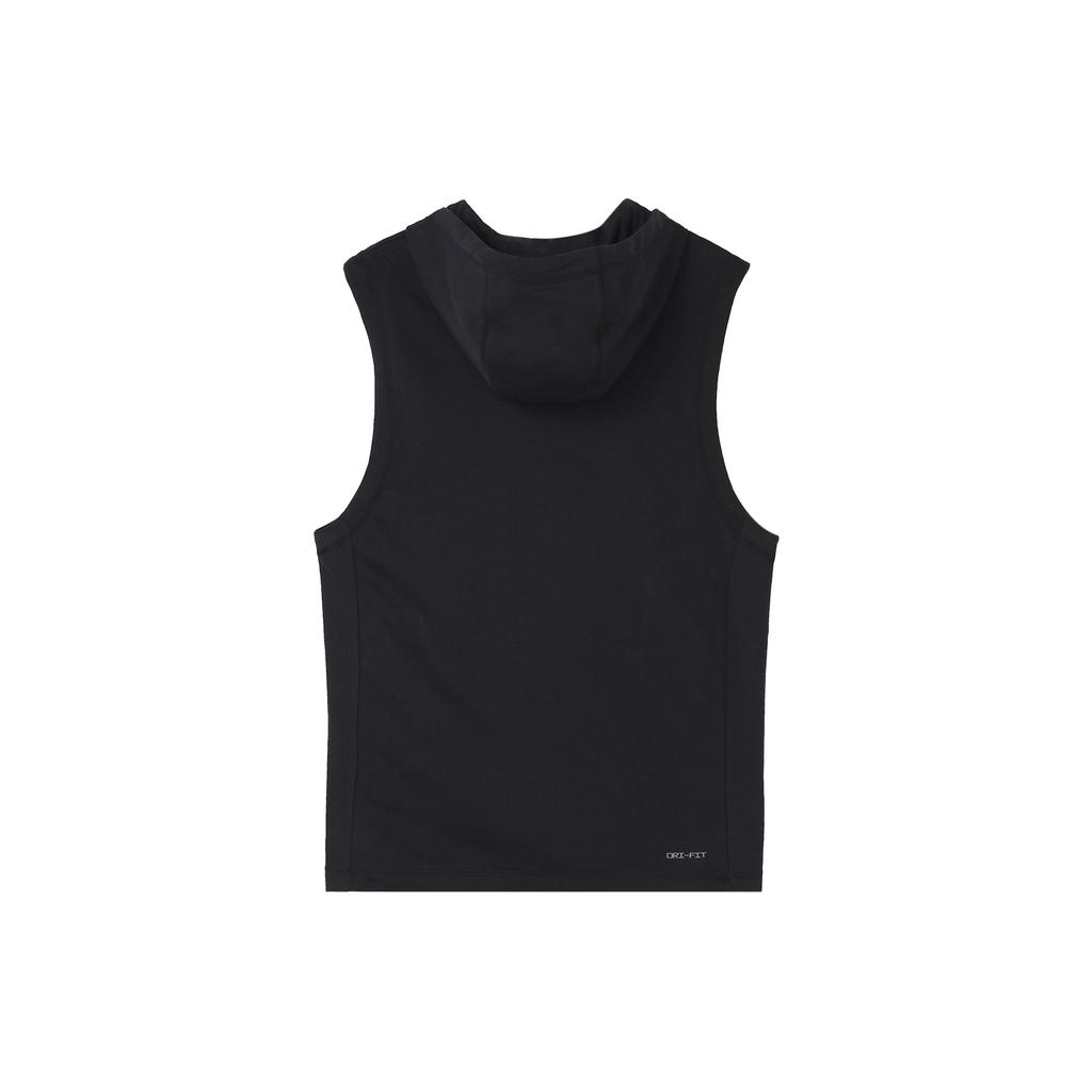 Air Jordan Dri-FIT Sport Fleece Sleeveless Hoodie 'Black' Men's DZ0572-010