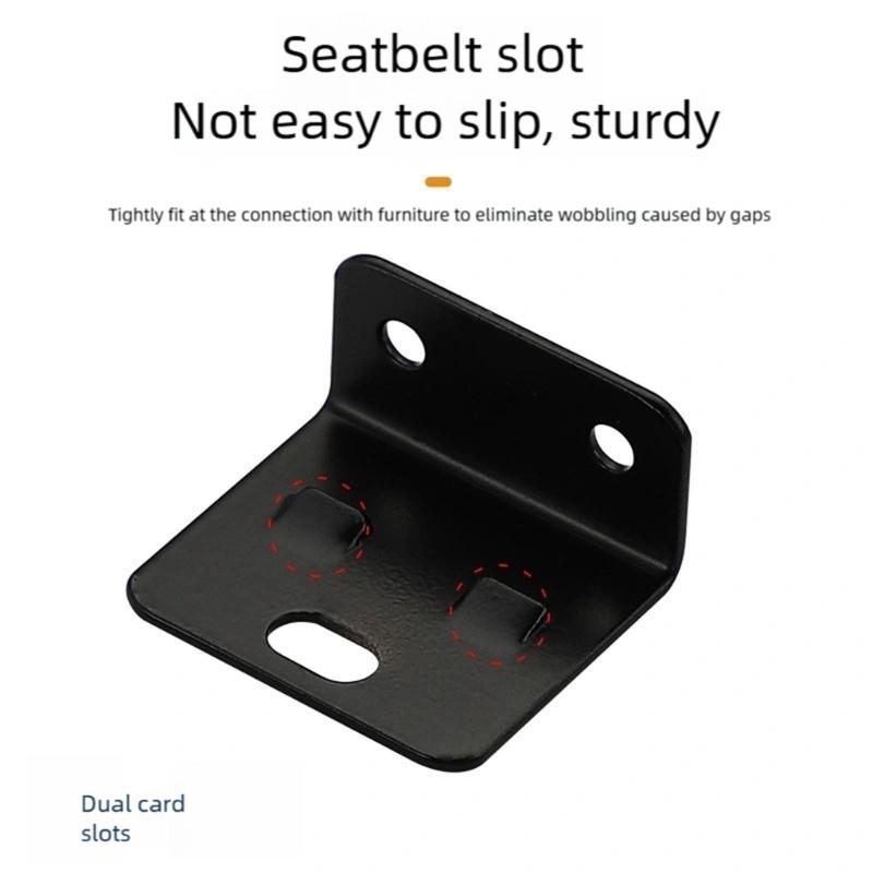 L-förmige Regalwinkel Schwere Lasttragende Metallverbindungen Korrosionsbeständige Badezimmerbeschläge Einfache Installation 10 Stück