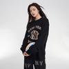 MLB Sweatshirts Unisex Black Crew Neck Moderate Regular 3AMTV1034-50BKS