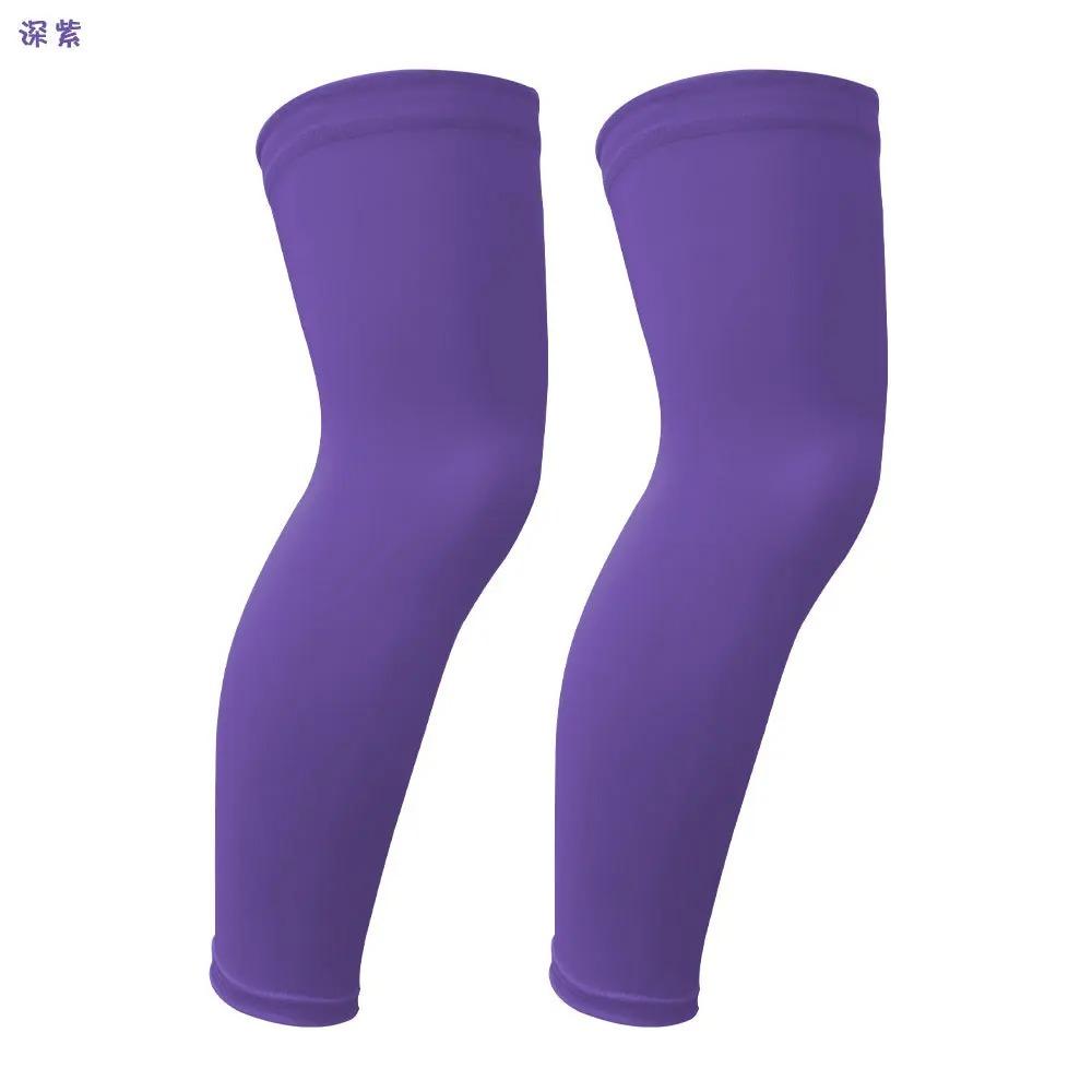 1 Paio di Maniche per Gambe per Bambini: Supporto a Compressione Lungo per Corsa, Escursionismo, Ciclismo, Viaggio, Pallacanestro e Calcio