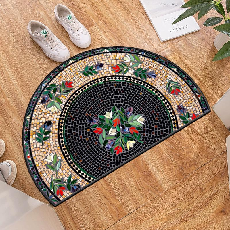 Retro American Style Floor Mats – Durable, Dirt-Resistant, Easy-Care Entrance Porch Rugs