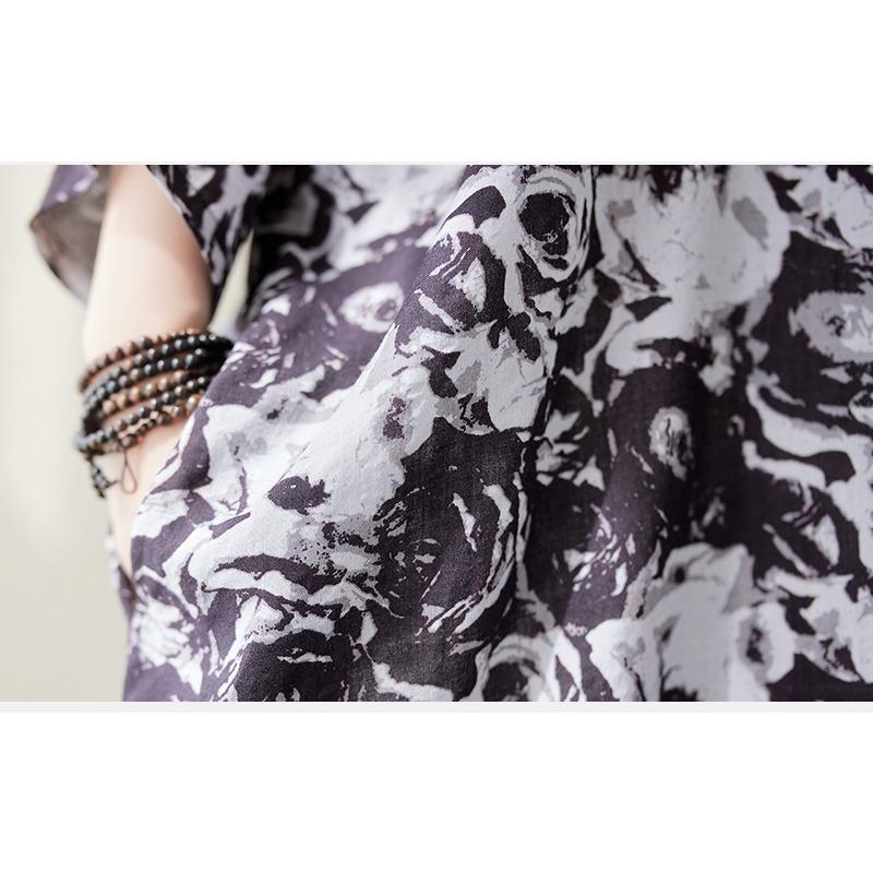 DIMANAF 2024 Plus Size New Summer Women Beach Dress Basic Loose Long Oversize Vintage Holiday Dresses