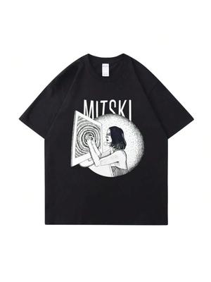 Sommer Mitski Laurel Bury Me At Makeout Creek Grafik Damen T-Shirt Musikkünstler Indie-Musik Be The Cowboy Nobody T-Shirts