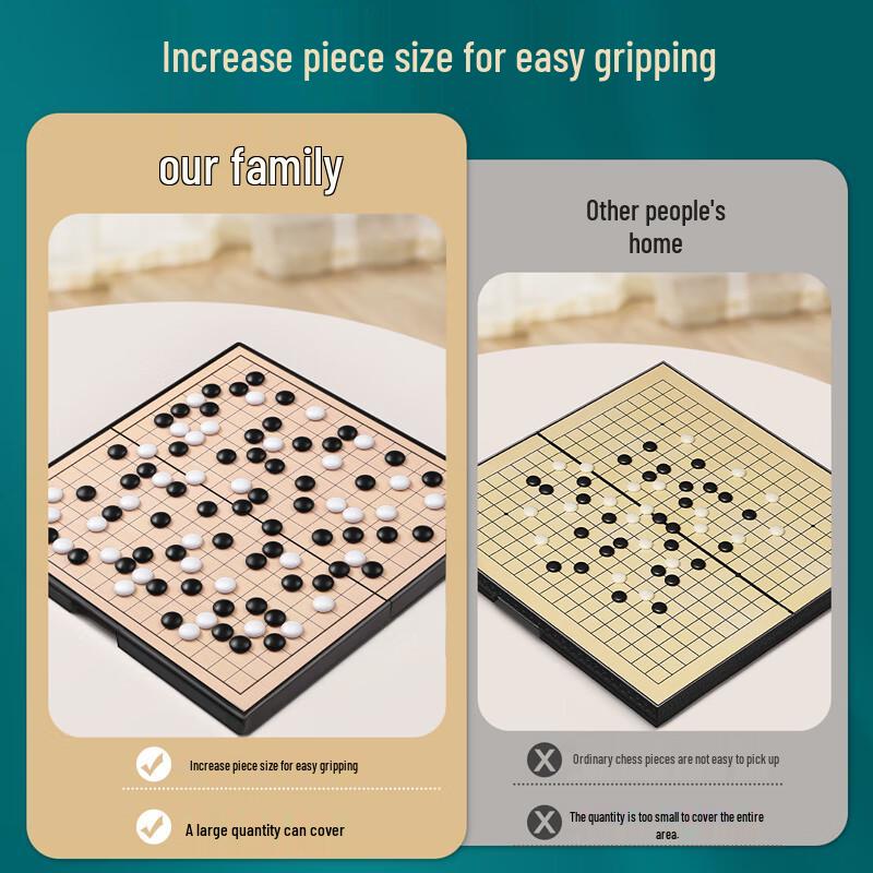 Xingxingzhou Magnetic Go & Gomoku Chess Set