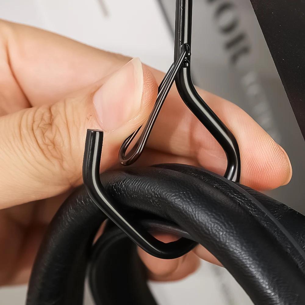 Safety Buckle S Shaped Hooks Windproof S Hook for Hanging Plants Coffee Cups Home Kitchen Storage Racks Clothes Towels S Hooks