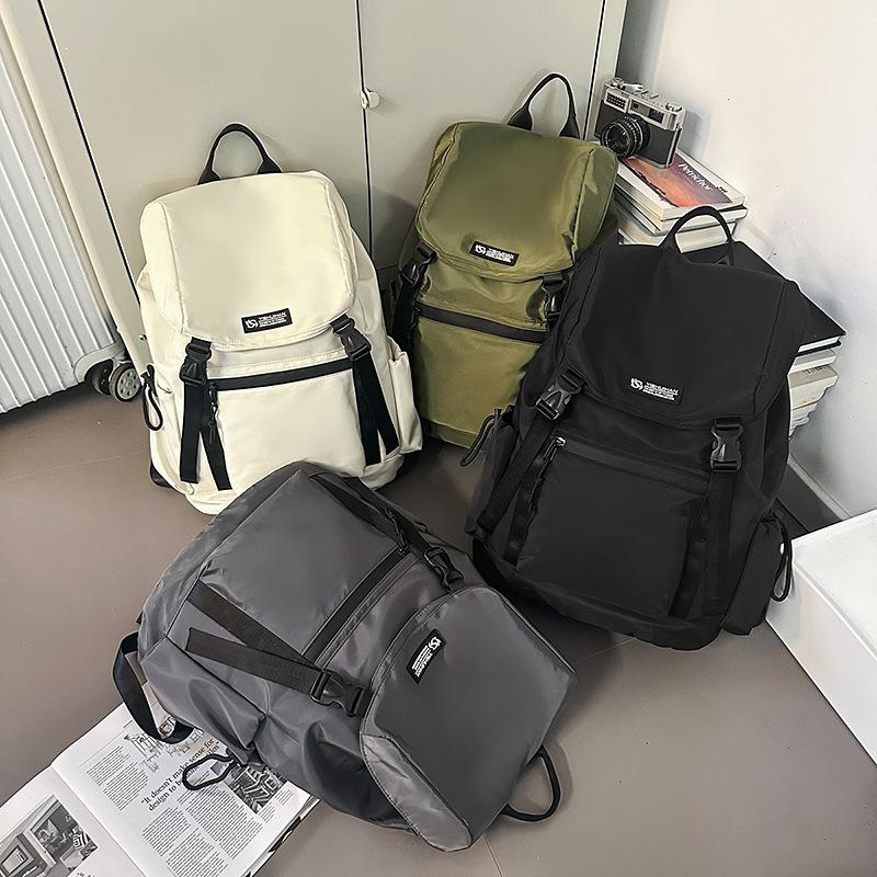 Жіночий рюкзак Чоловічий рюкзак великої місткості для подорожей на відкритому повітрі Нейлоновий студентський шкільний рюкзак