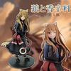 17cm Spice and Wolf: MERCHANT MEETS THE WISE WOLF Anime Figure Wolf Holo Action Figure PVC Collectible Ornaments Model Toys Gift