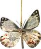 Enchanting Acrylic Vintage Butterfly Car Pendant Decorative Piece For Festive Occasions