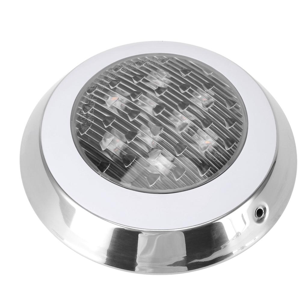 Wall Mounted Pool Light Waterproof 6000K White Light Embedded LED Underwater Swimming Pool Lamp for Pond Fountain 24V
