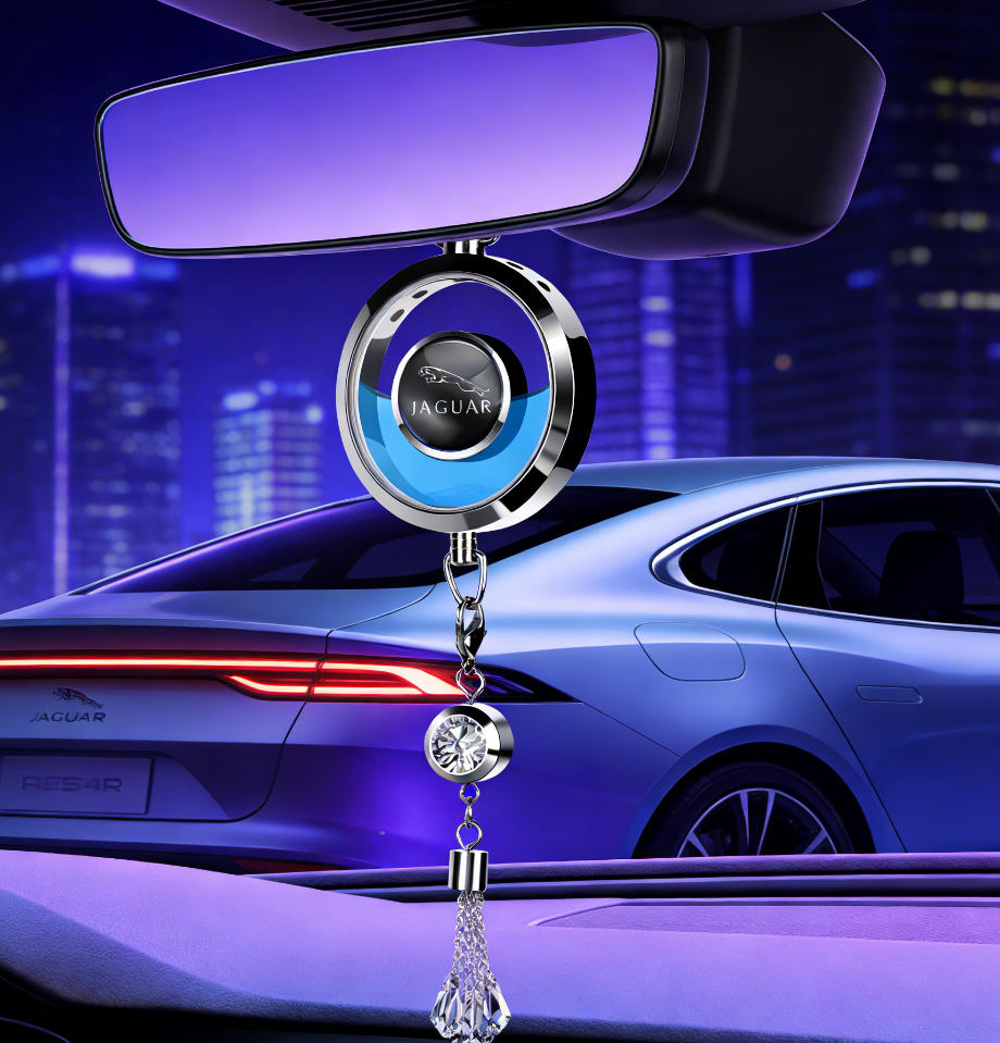 Car Diamond Perfume Pendant For Jaguar XE XF XJ F-Type F-Pace XKR XEL Interior Hanging Pendant Fragrance Accessories NN70