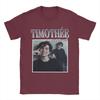 Novelty Timothee Chalamet TShirts Unisex Round Neck 100 Cotton T Shirt Short Sleeve Tee Shirt Plus Size Clothes