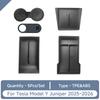 For Tesla Model Y Juniper Accessories Storage Box Center Console Storage Box Cup Holder for Tesla Model Y Juniper 2025 2026  yhs9