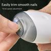 Portable Electric Nail Clipper & Grinder - USB- Automatic Nail Trimmer with 3-Speed Motor, Brushless/Brush Engine (No Adapter Included)