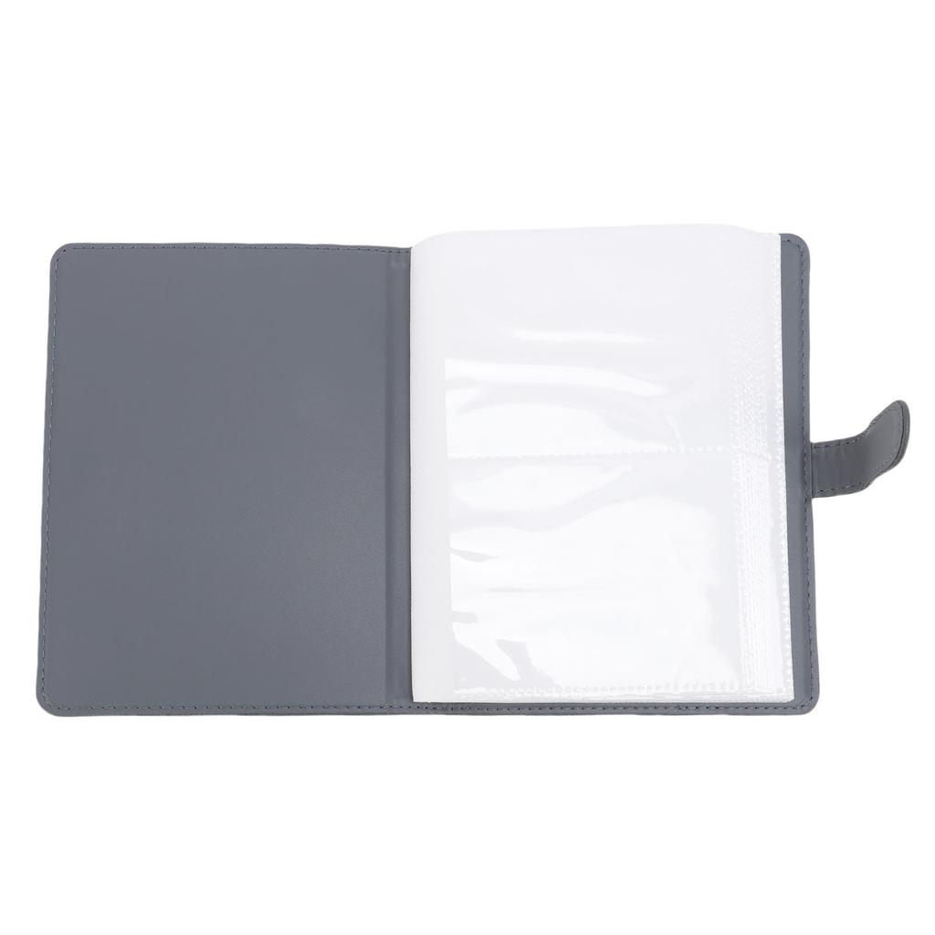Instant Camera Photo Album Litchi Pattern PU Cover PVC Seal Picture Album for 5.5 Inch Photos