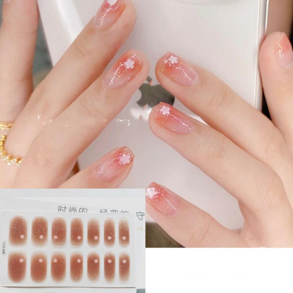 Design Self-adhesive Waterproof Nail Art Decals Nail Stickers Nail Varnish Film Manicure Decoration