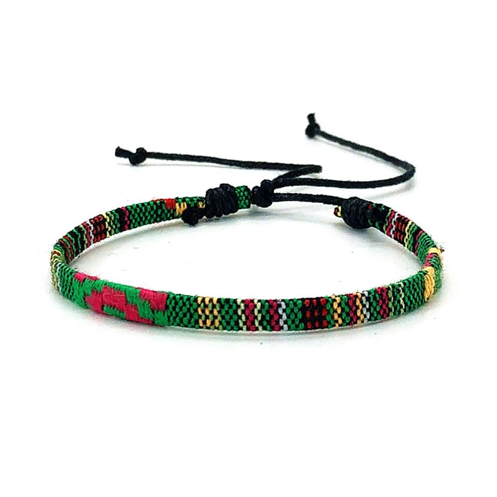 Colorful Bohemian Ethnic Woven Friendship Bracelet