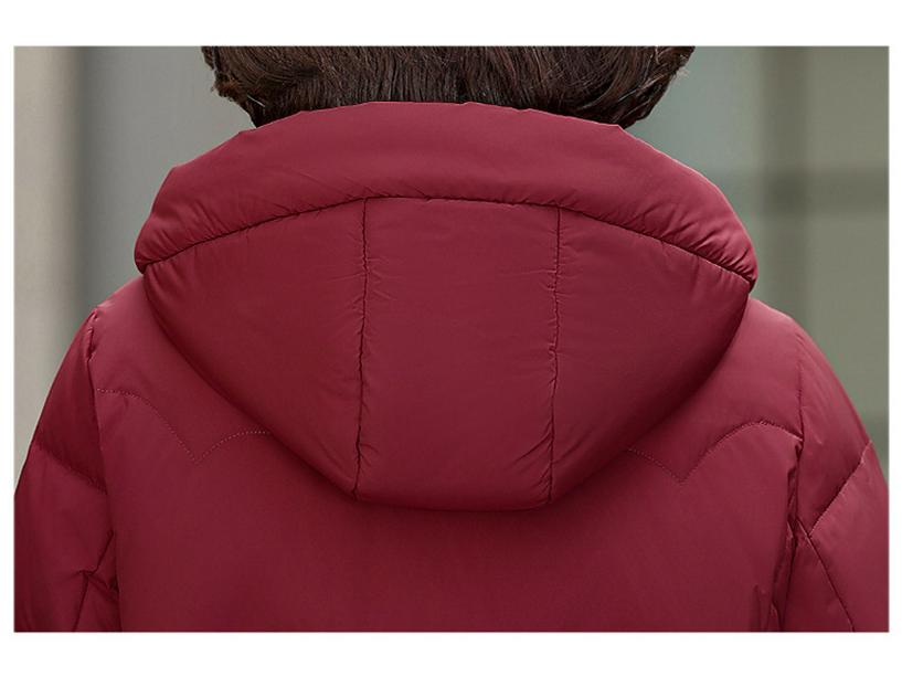 Marke Kältefeste Elegante Daunenjacke für Mama - 2025 Winterwärme, Dicke Weiße Entendaunenmantel für Mittelalte und Ältere Frauen.