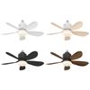 E27 Ceiling Fan Household Fan Light Detachable Multifunctional Remote Control Ceiling Fan Light for Living Room and Bedroom Lamp