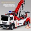 Kinder Ingenieurfahrzeug Spielzeug mit Doppelhaken Straßenrettungsfahrzeug mit Beleuchtung und Soundeffekten