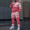 Christmas 3D Print Autumn Hoodies Pants Set Men's Sweatshirts Sweatpants Street Sportwear Two Piece Suits Tracksuit Man Clothing