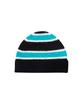 THEVINYLHOUSE Mohair Striped Beanie Mint (Vh2Dfuab23A)