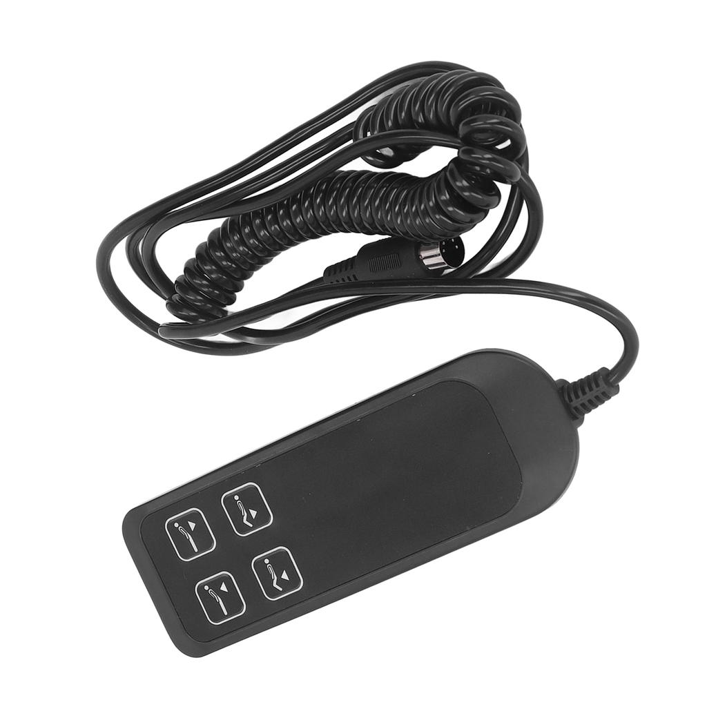 ZK30 Black Electric Power Recliner Switch Simple Operation Electric Sofa Controller 4 Button 5 Pin for Home Office