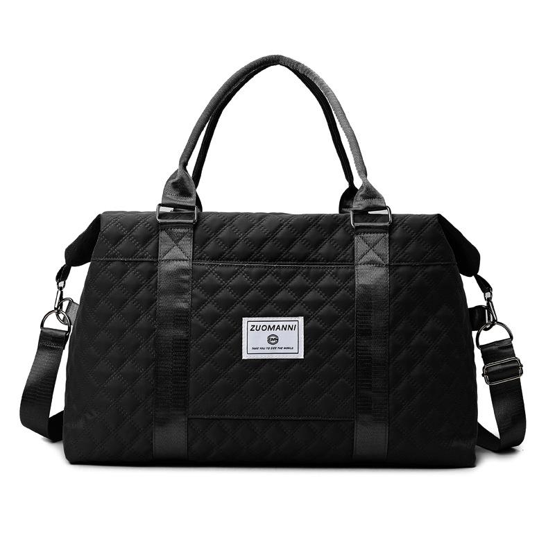 

Travel bag dry and wet separation sports fitness bag large capacity oblique span boarding business travel accommodation storage luggage чорний