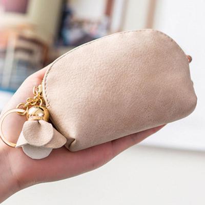 Women Leather Small Mini Wallet Holder Zip Coin Purse Clutch Handbag
