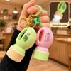 Creative Cartoon Flashlight Keychain: Mini Luminous Student Bag Pendant & Claw Machine Gift.