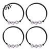 Youth Athlete Jewelry 4 Pcs Sports Balls Braided Rope Bracelets Adjustable String Bracelet Simple Daily Wear Bracelet Handmade Woven Cord Team Gifts
