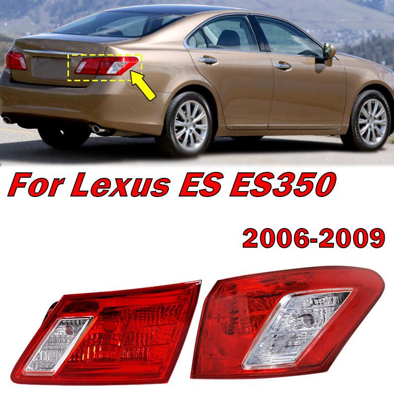 For Lexus ES ES350 2006 2007 2008 2009 Auto Rear Tail Light Signal Lamp Warning Brake Light Car Taillight Housing Without Bulbs
