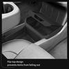 LUCKEASY for Tesla Model Y Standard 2026 2025 Center Console Lower Storage Box TPE Central Tray Accessories Tidying