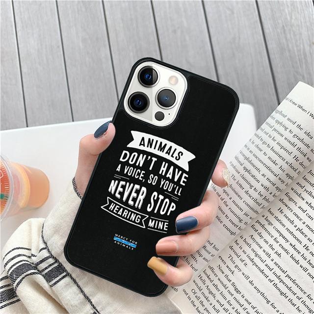 Vegetarian Quotes VEGAN LOVE VEGGIE Phone Case Cover For iPhone 17 Air 15 16 Pro Max 14 13 12 11 Pro Max Plus