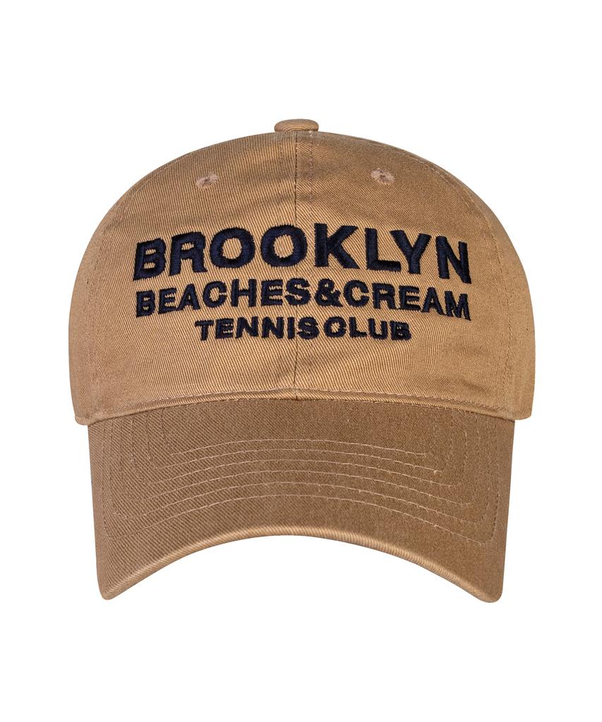 Bichiseuaenkeulim Brooklyn Tennis Club Ball Cap-Dark Beige