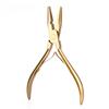 Weft Tool Micro Ring Application Pliers Tool Micro Beads Closer Stainless Steel Hair Extension Pliers