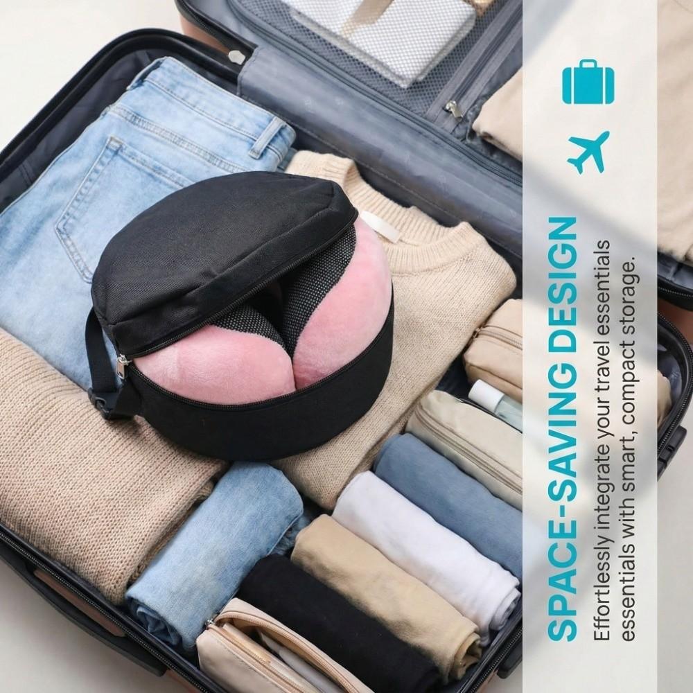 Schnellverschluss Reisenackenkissen Tasche Zylindrisches Kissen Hängende Tasche Campingausflug