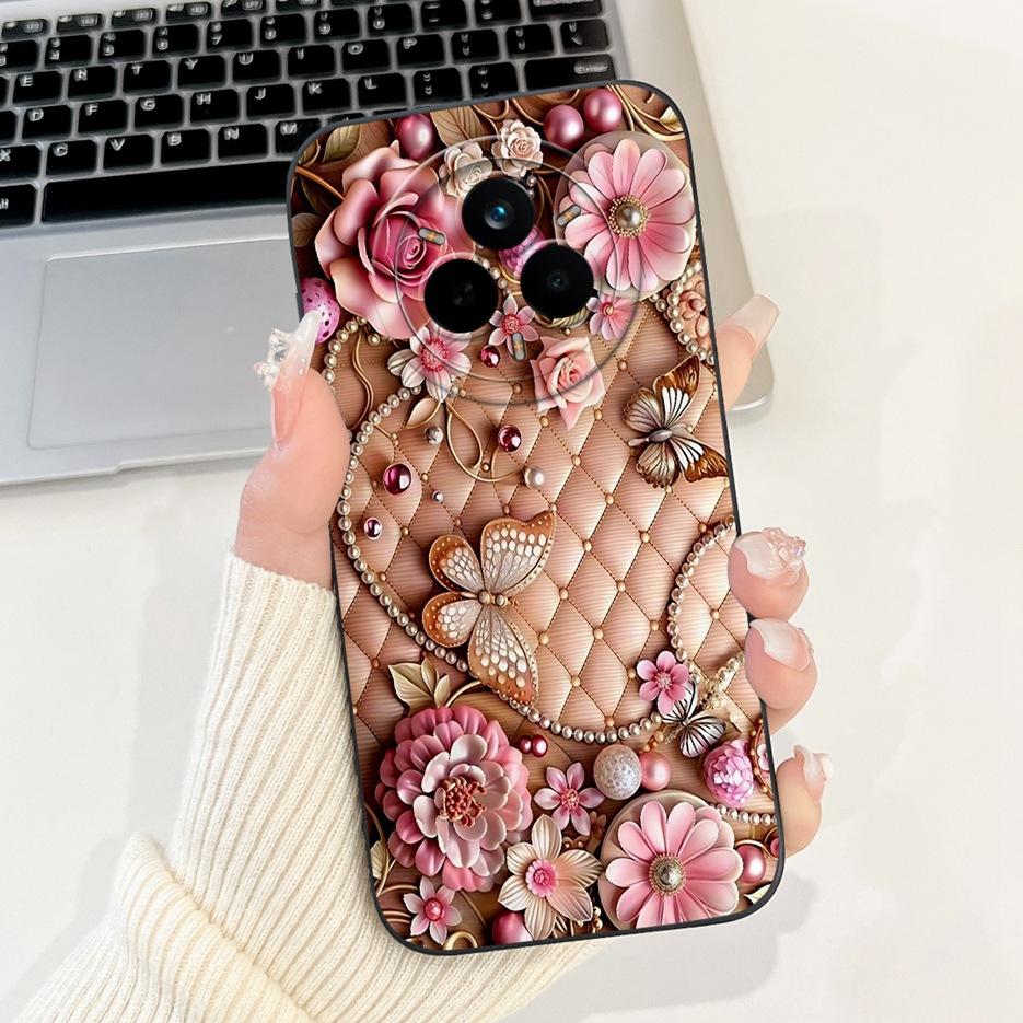 For Realme 14 Pro 5G Case RMX5056 New Candy Painted Cover Soft Silicone Phone Case For Realme 14 Pro Plus Realme14 Pro+ 5G Shell